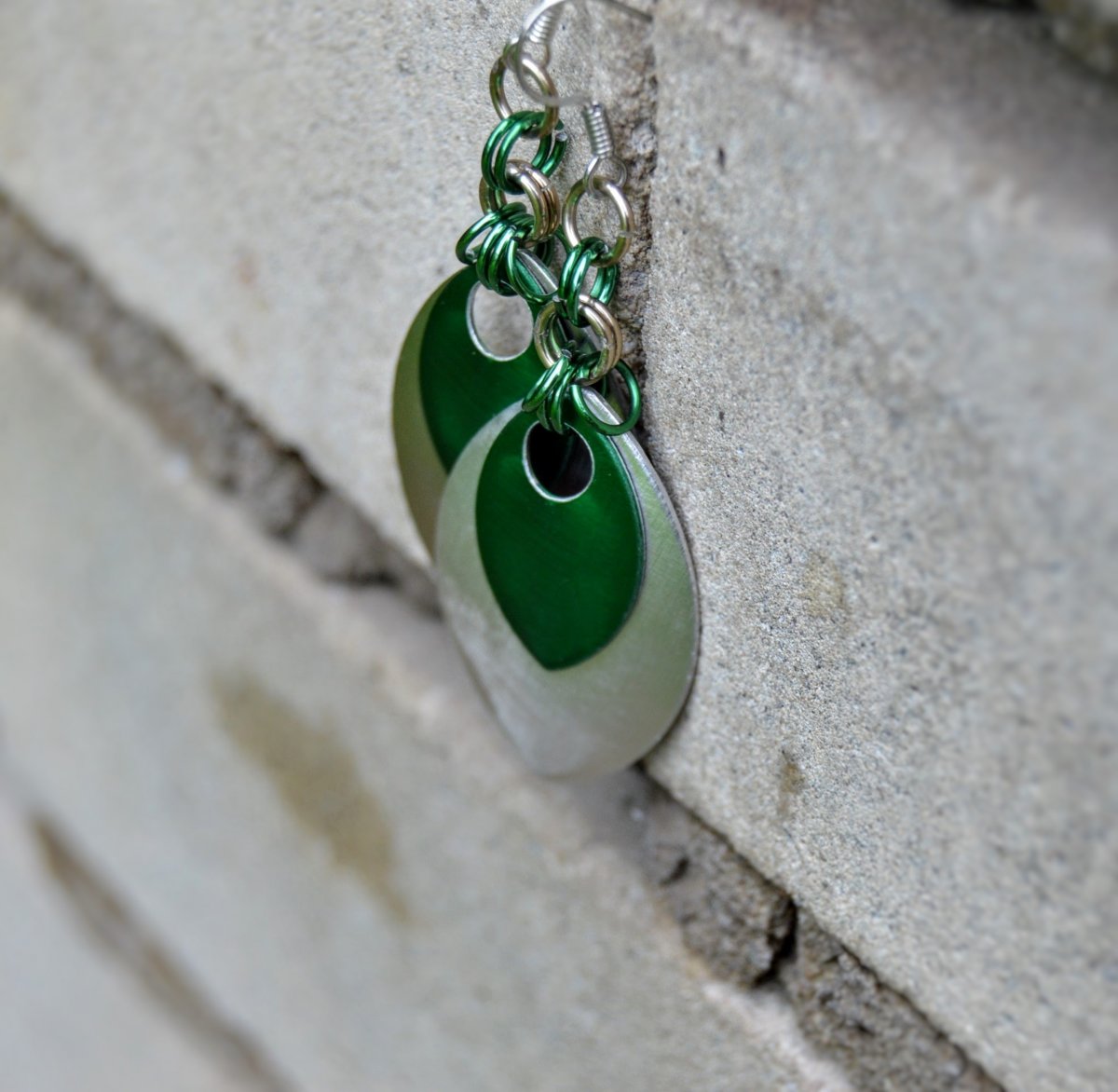 Šupinky na uši - náušnice