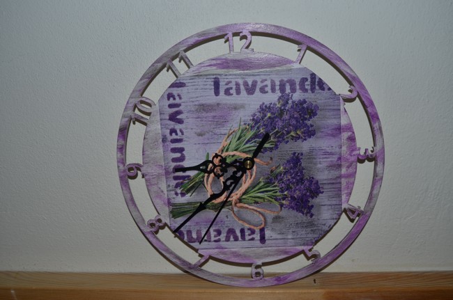 Hodiny levandule