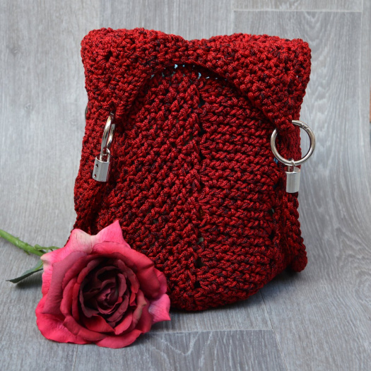 Háčkovaná taška ,,TULIP,, 19