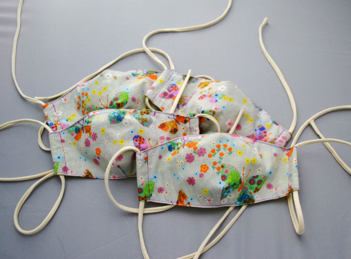 Rouška dámská 2 vrstvy+kapsa