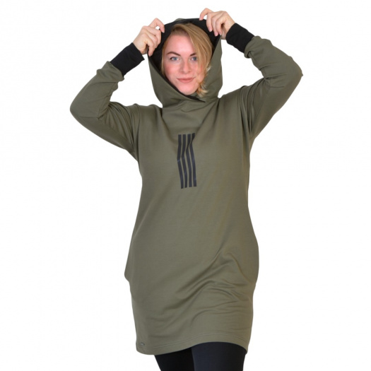 Mikinošaty - BREDA s kapucí / khaki
