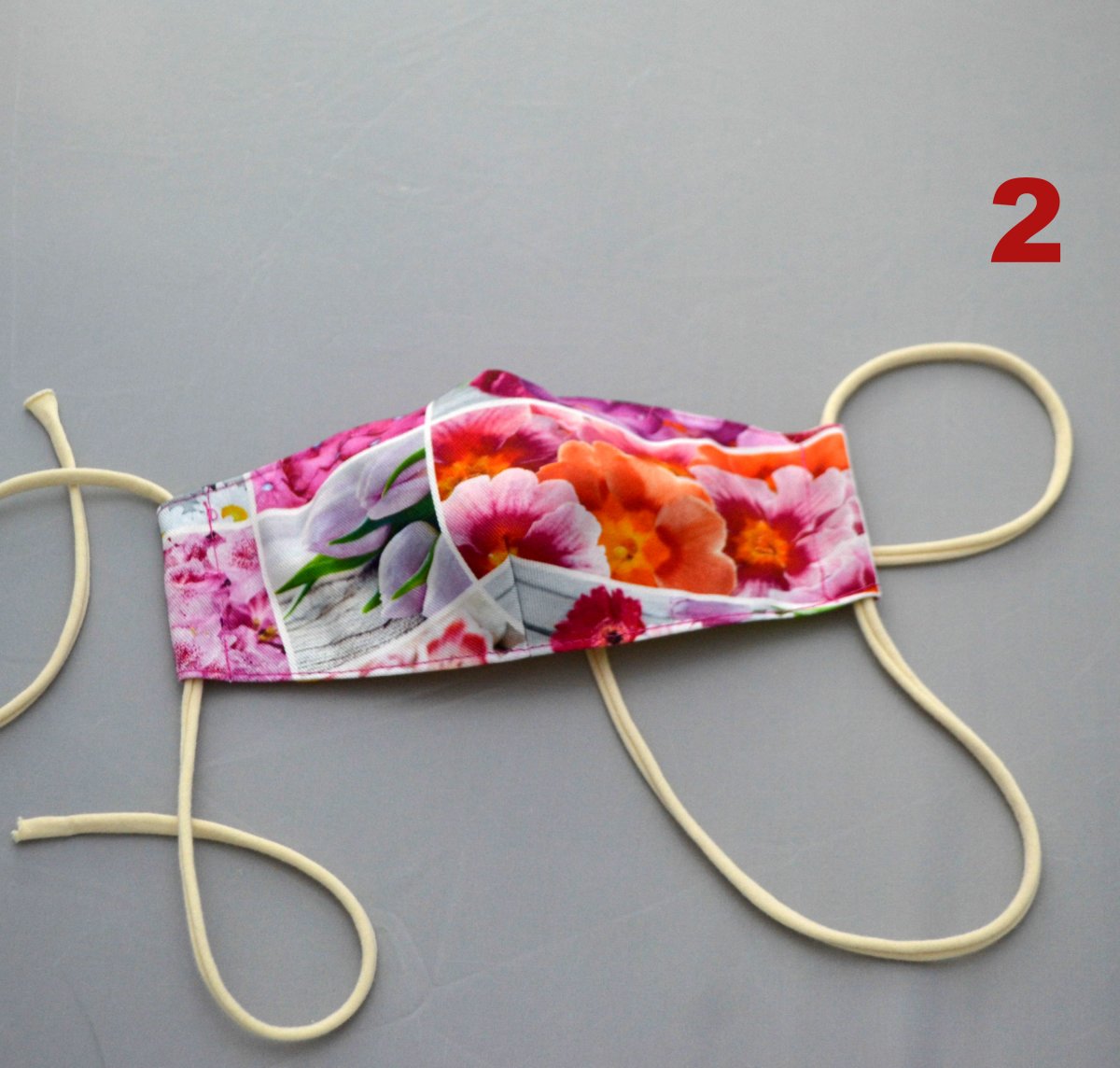 Rouška dámská 2 vrstvy+kapsa č.2