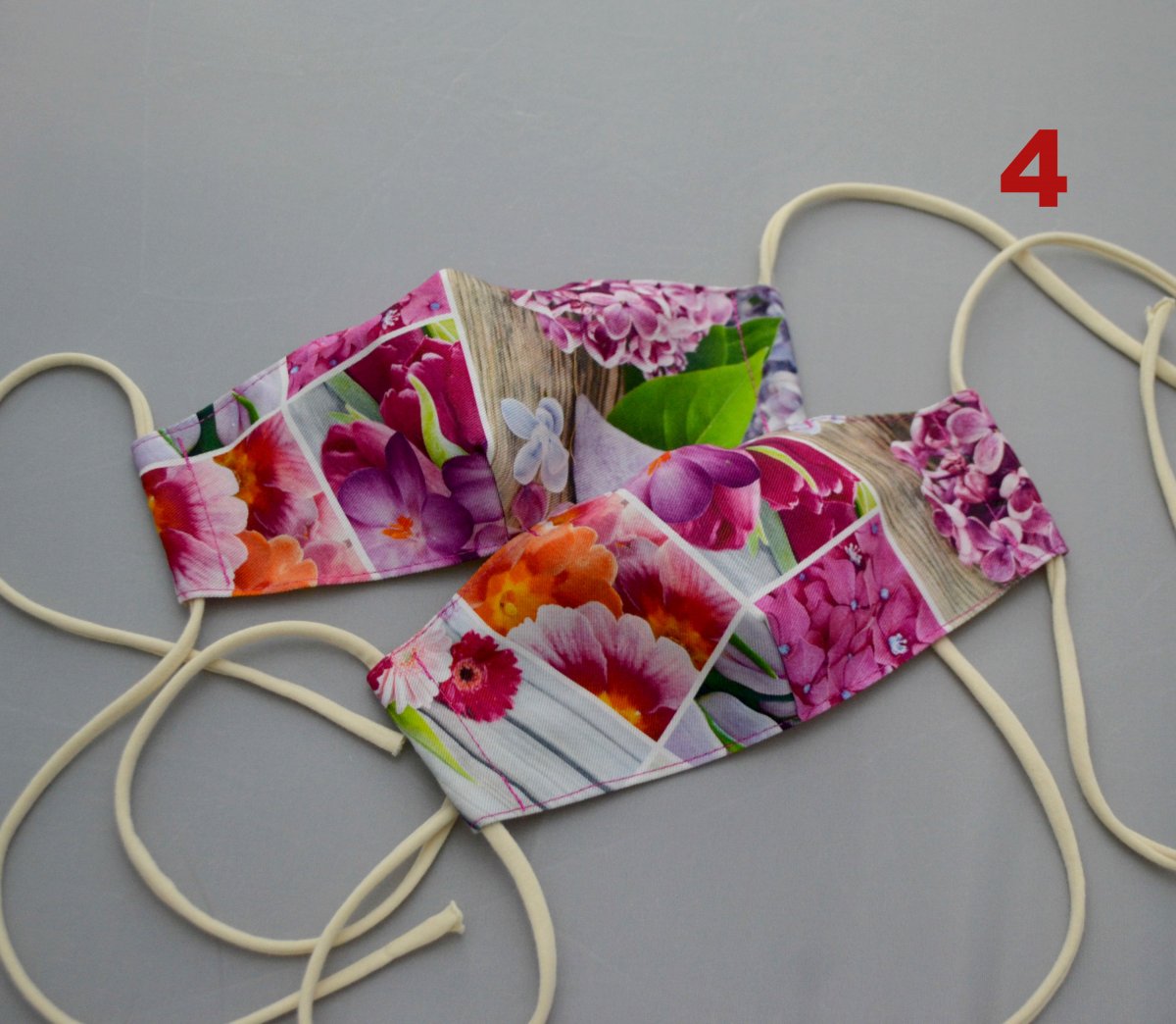 Rouška dámská 2 vrstvy+kapsa č.4