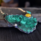 Západ slunce...malachit...