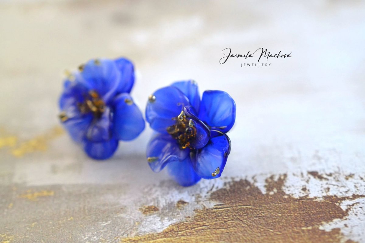 Modré květy...