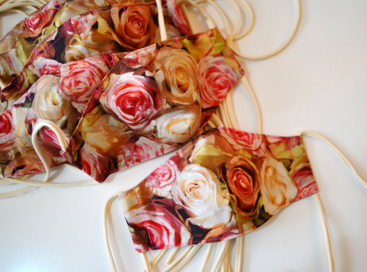 Rouška dámská 2 vrstvy+kapsa