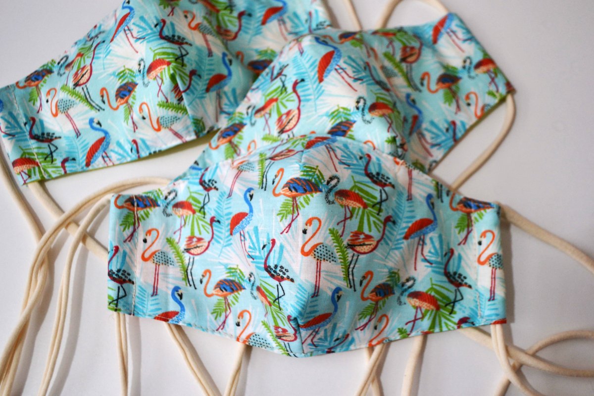 Rouška dámská 2 vrstvy+kapsa