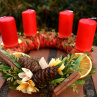 Adventní věnec "Teplo domova"