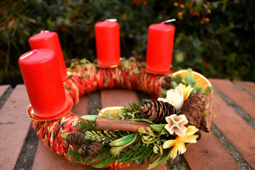Adventní věnec "Teplo domova"