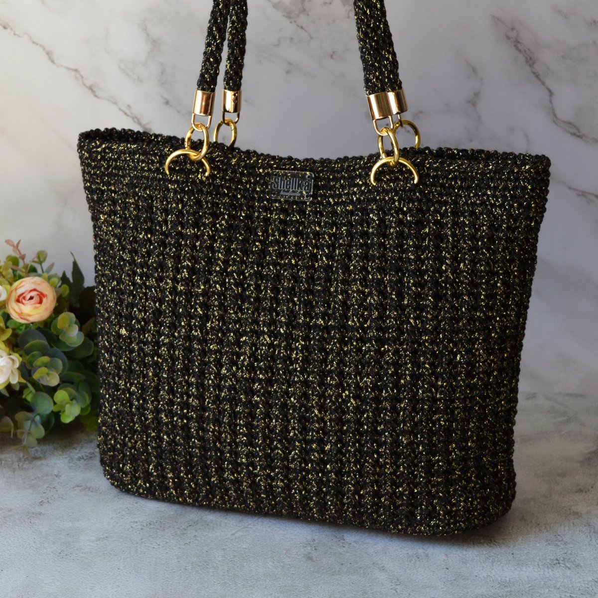 HOPE- háčkovaná kabelka