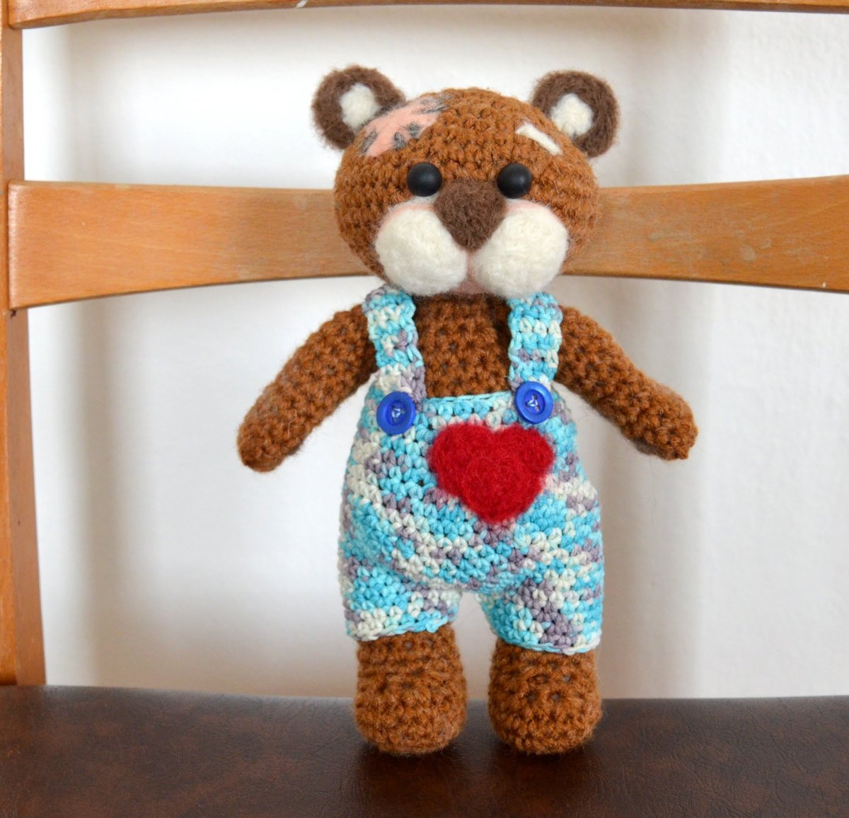 Medvídek plstínek - návod