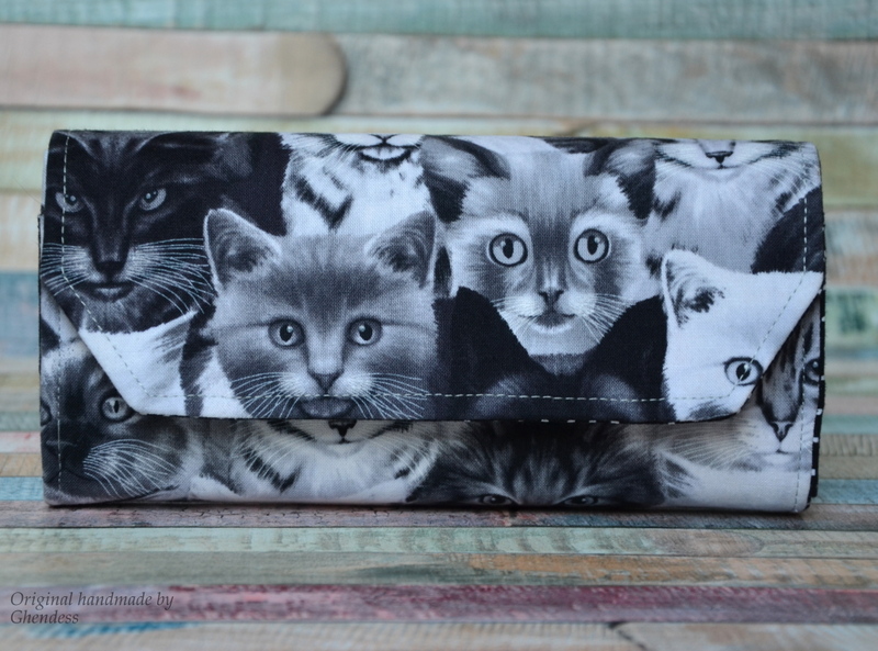 Peněženka - Černobílé kočky