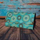 Velká peněženka - Mandaly na modré