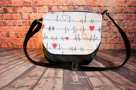 Dvoukomorová crossbody kabelka - EKG