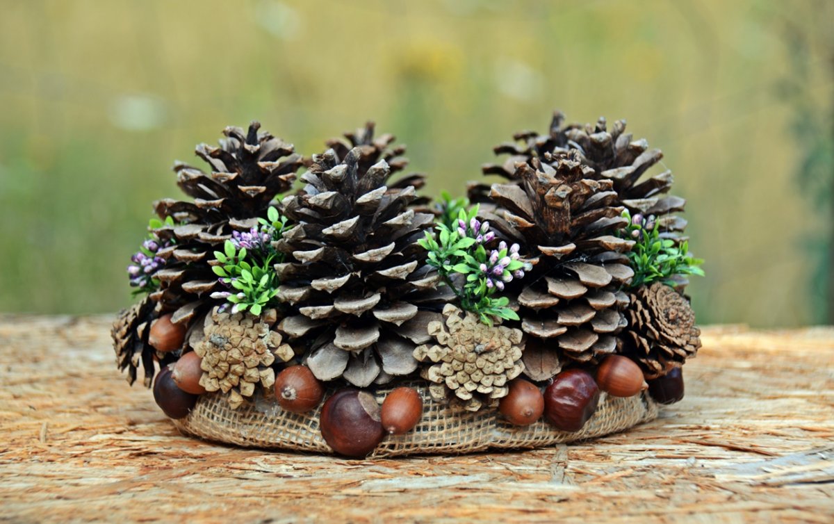 originální lesní aranžmá,,na položení,,