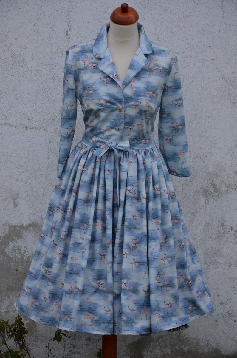 Šaty flamingo