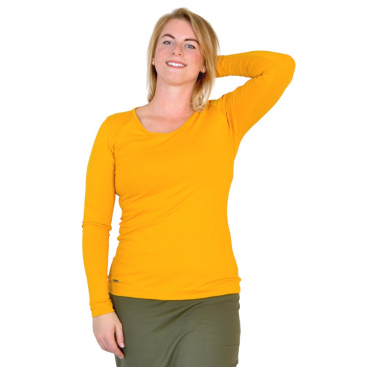 Bavlněné tričko - CELIN / mango, vel. S - XXL