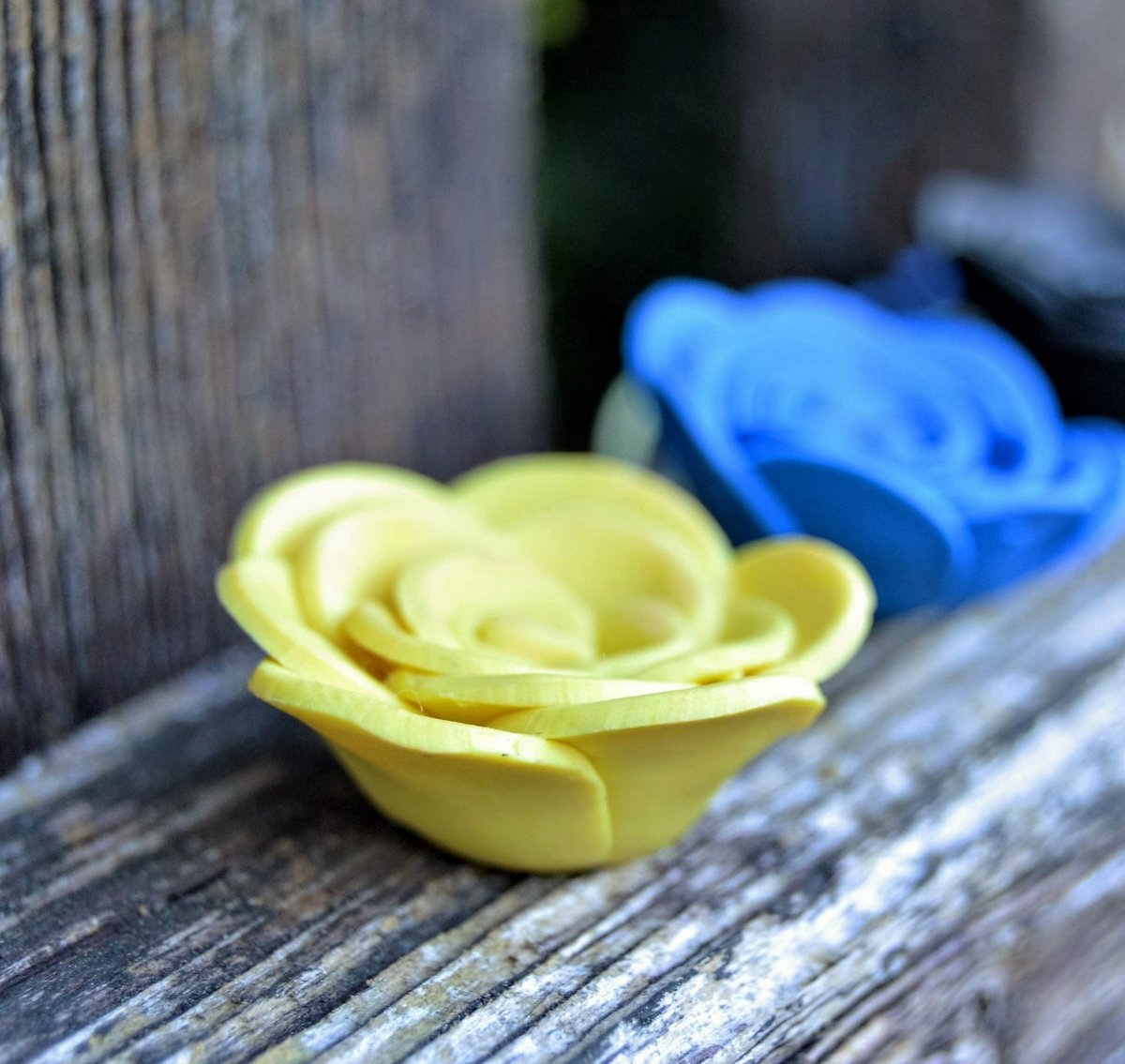 Trojbarevná - 3 druhy růžiček