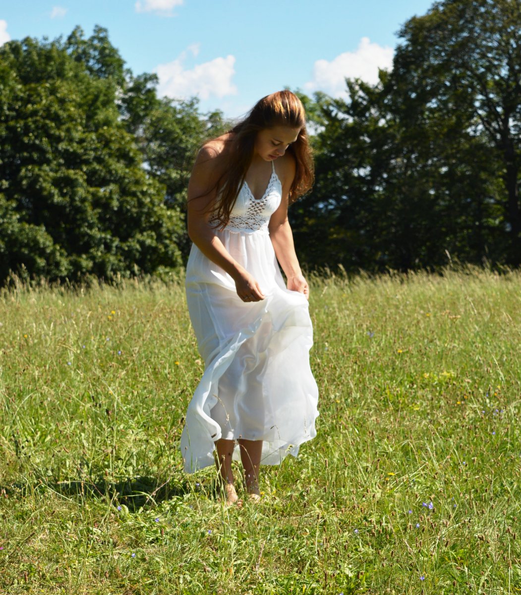 Letní háčkované šaty FAIRY