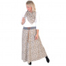Maxi sukně STELA / kašmír, béžová, vel. S - XXL