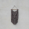 Macramé dekorace - mokka