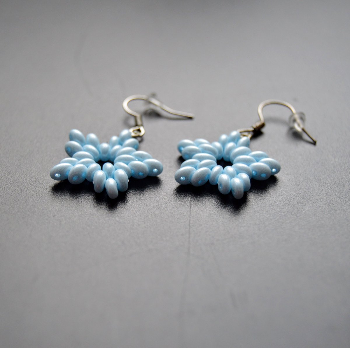 Modroučké hvězdičky - náušnice