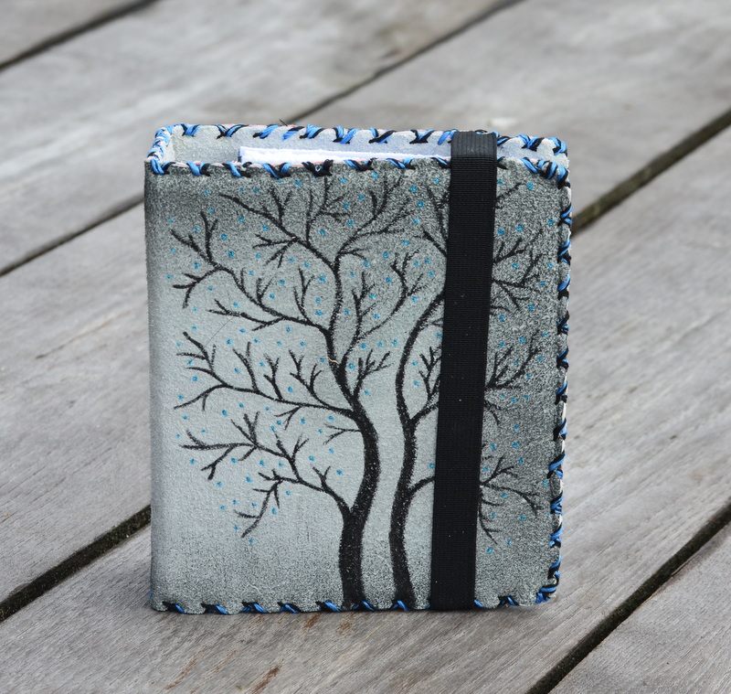 Do nebe. A dál a výš...zápisník A6 v kůži