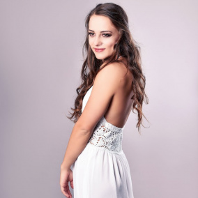 Letní kombinované šaty MOLIE