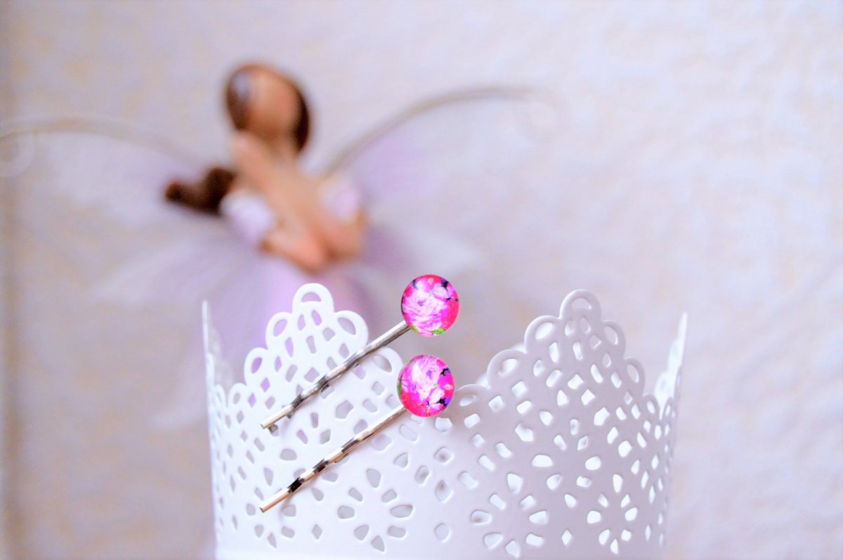 Květinová pírka - ozdoba do vlasů