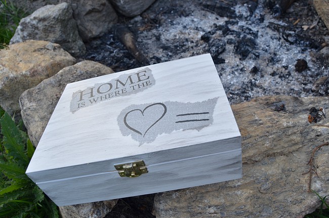 Krabička na čaj - 6 přihrádek - HOME