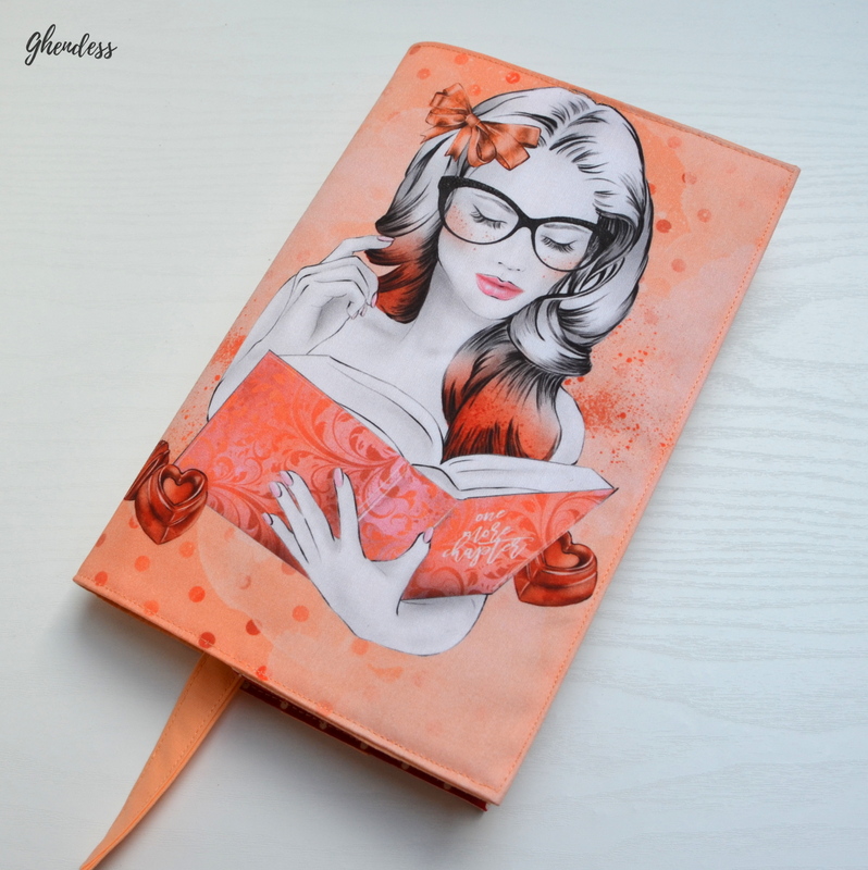 Univerzální obal na knihu - Čtenářka/světlá