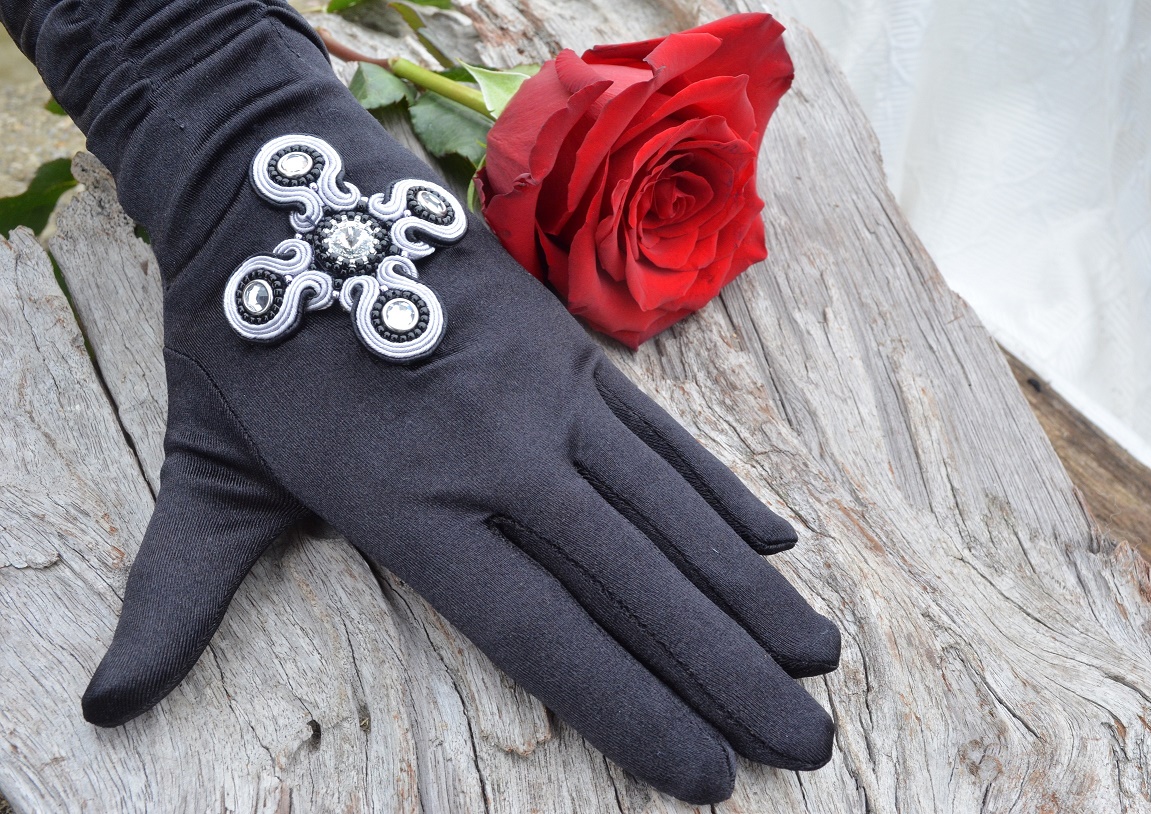 Dámské společenské rukavice Midnight Cross