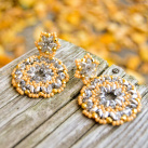 Barevný podzim - náušnice