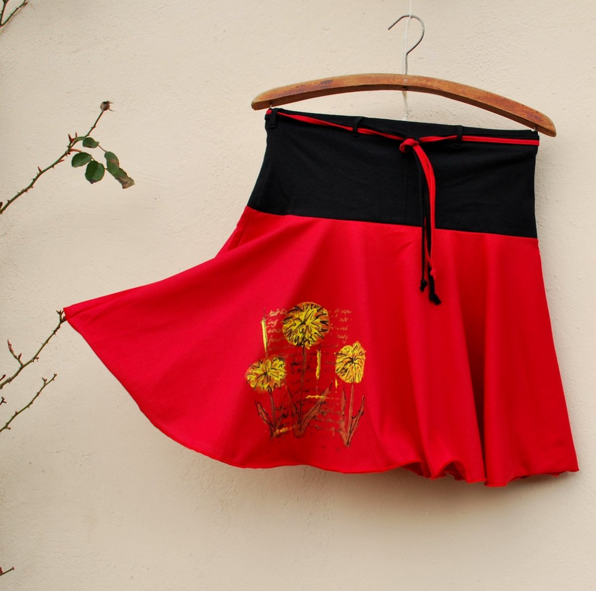 Pampelišky v červené