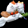Eko pytlík na nákup potravin - vel. L (17 x 57) / bílý