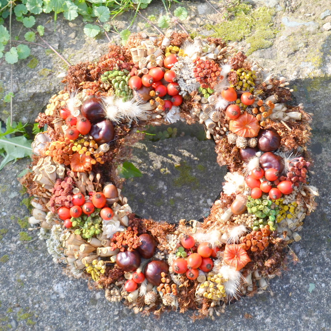 Věnec podzimní šípkový