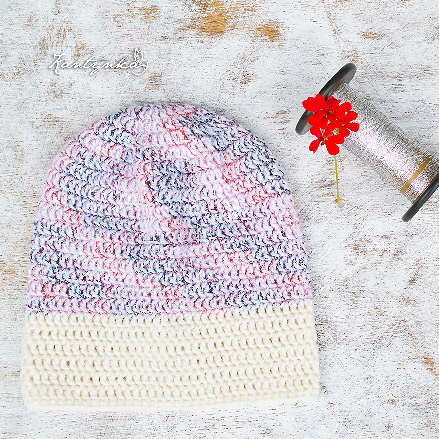 Dámská dlouhá třpytivá čepice