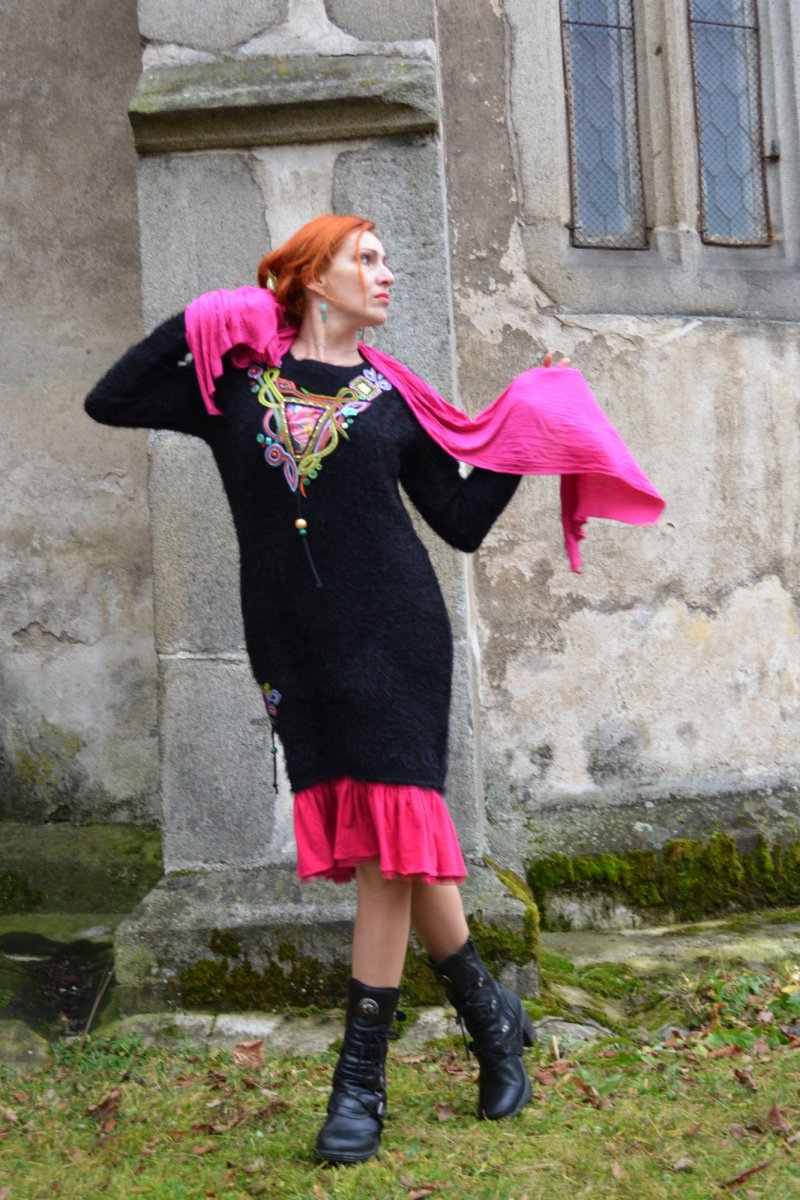 N.L.B.Pink Iris& Buttony M/L