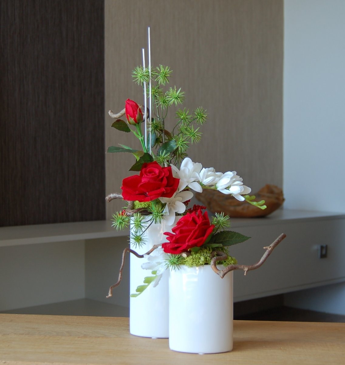 Červené růže Duo