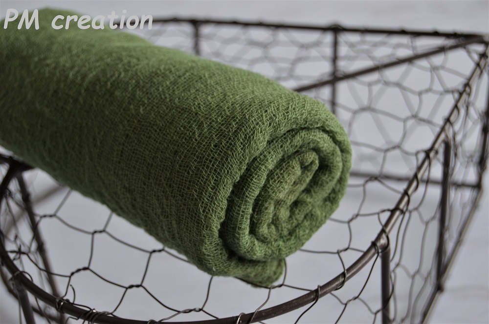 Wrap-dečka na focení miminek  olivová