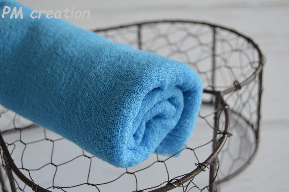 Wrap-dečka na focení miminek  modrá