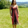 Háčkované šaty ELEGANCY