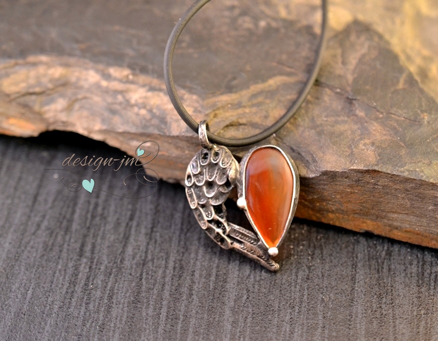 Andělské srdéčko - achát