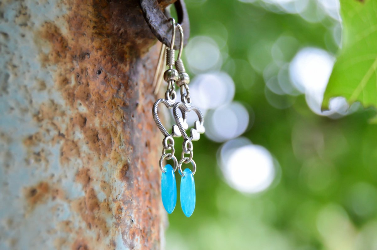 Slzy v srdci - náušnice