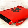  crossbody kabelka s výšivkou > červená s černou