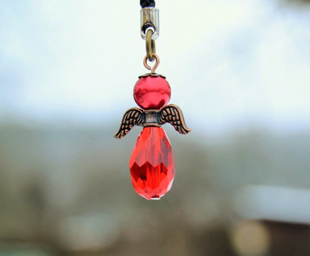 Ďábelský anděl - přívěšek na kabelku,klíče...