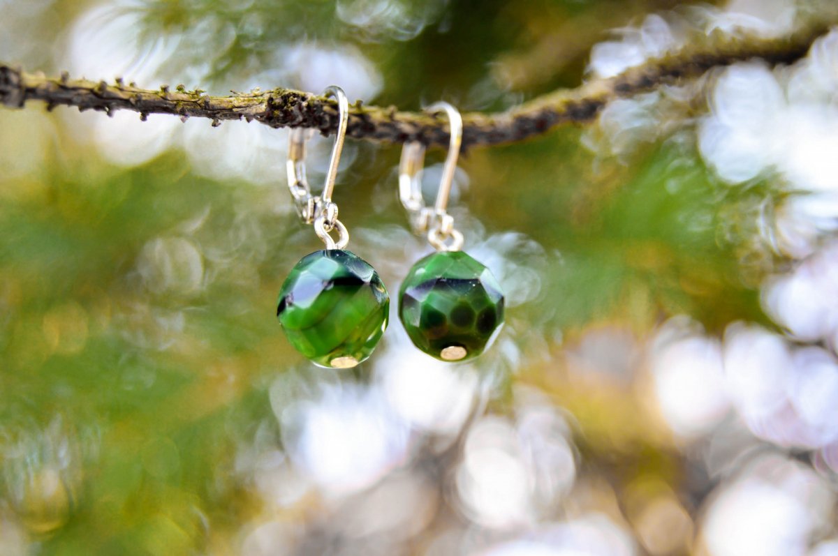 Zelené - náušnice