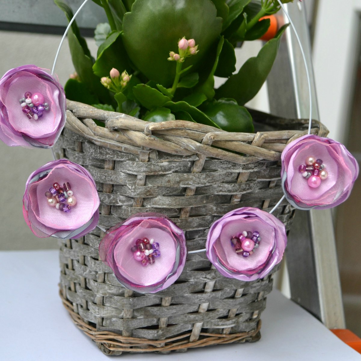 Náhrdelník Růžový vánek