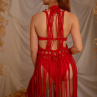 Macrame šaty "Královna plamenu "