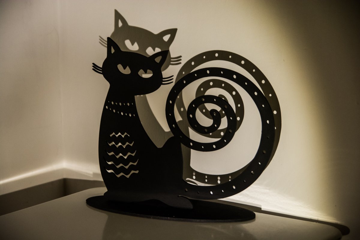 Stojan na šperky kočka